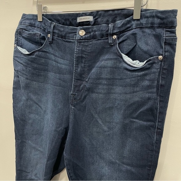 Good American Good Legs Jeans Plus Size 22 High Waist - Picture 4 of 12